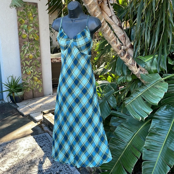 Target Dresses & Skirts - Bias cut plaid slip dress